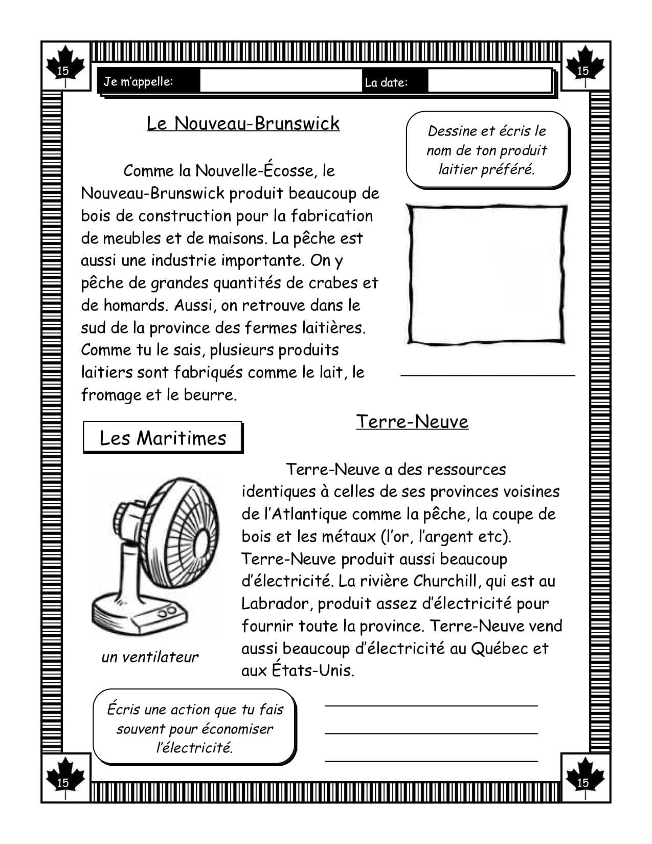 Les provinces du Canada - (4e/5e) – Image 3