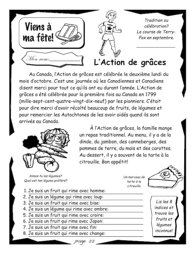 Viens à ma fête! (2e/3e) - PDF – Image 5