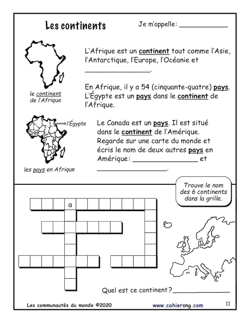 Les communautés du monde - (2e/3e années) – Image 3