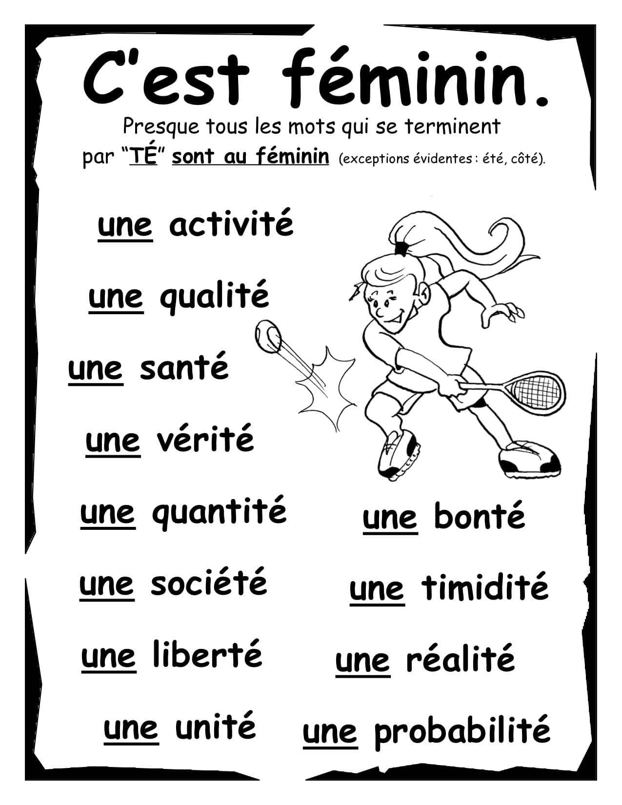 Féminin ou masculin ? - PDF - (5e/6e) - NOUVEAUTÉ !! – Image 2