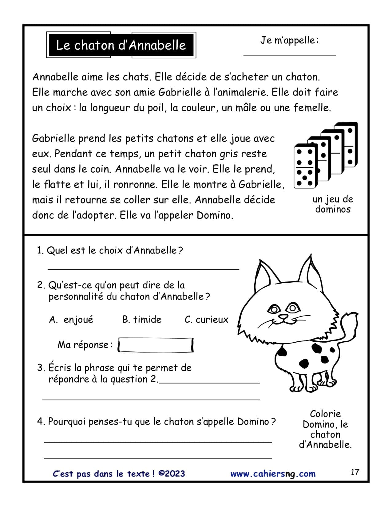Les inférences (C'est pas dans le texte !) - 3e année – Image 4