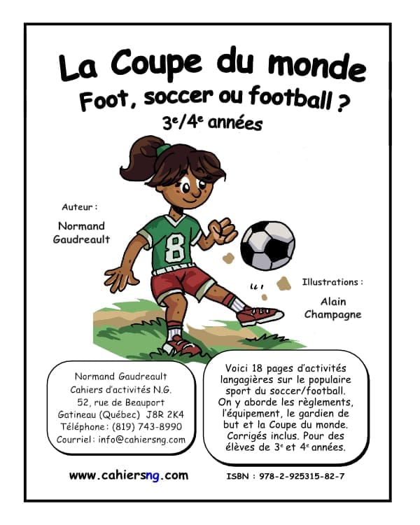 La Coupe du monde (3e/4e années) - Foot, soccer ou football ? NOUVEAUTÉ !