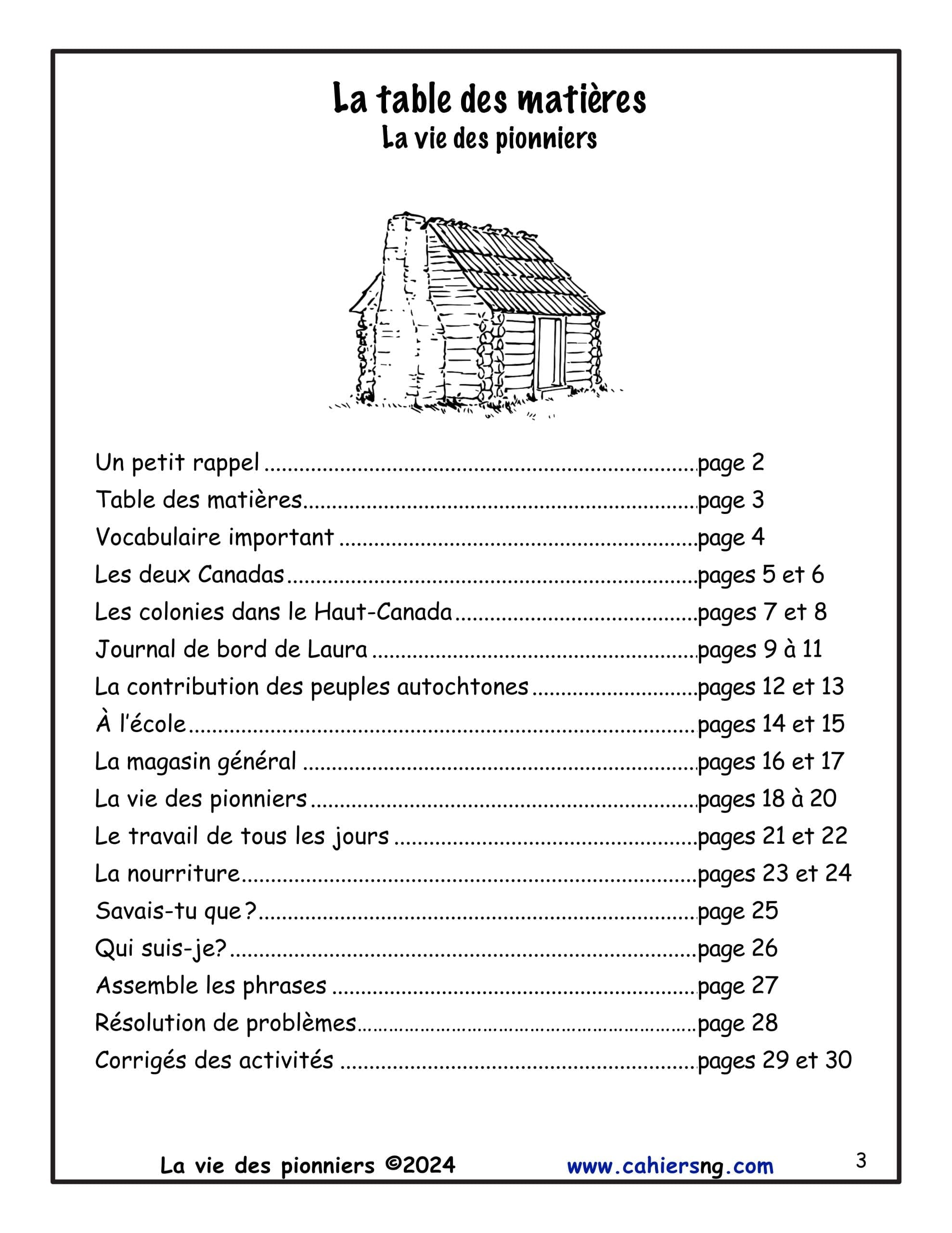 La vie des pionniers (3e/4e) - REFAIT !! – Image 2