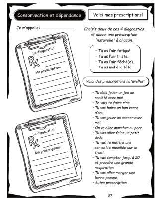 Carnet de santé (2e année) - Une prescription