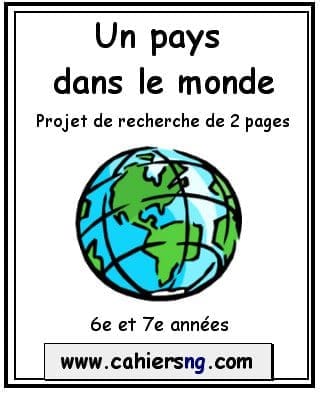 Projet sur un pays - PDF - 6e, 7e années