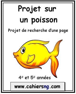 Projet sur un poisson - PDF - 4e et 5e années