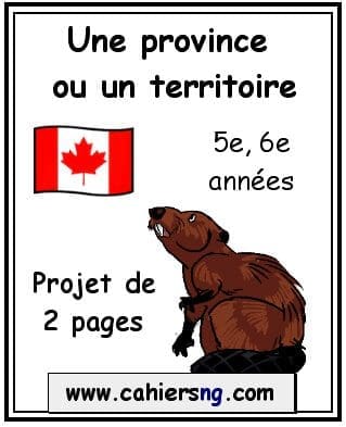 Projet sur une province - PDF - 4e, 5e et 6e années