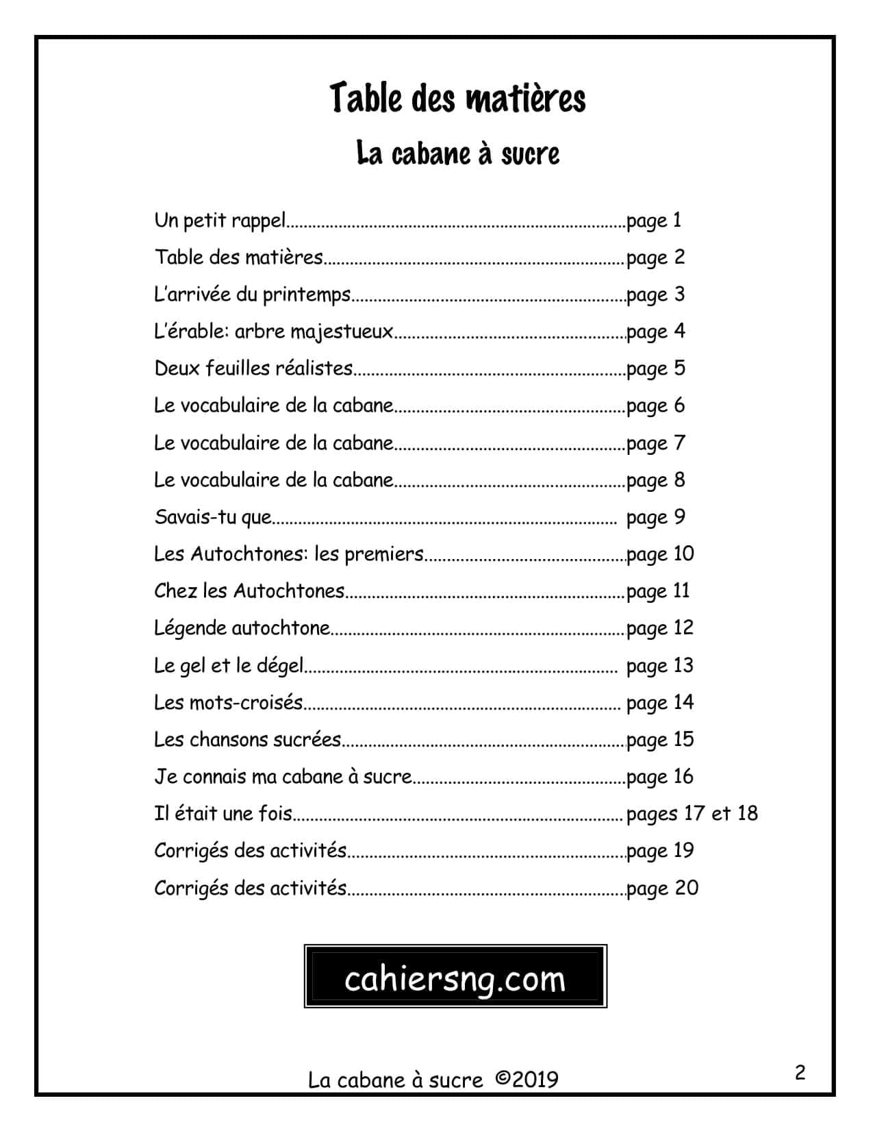 La cabane à sucre - (5e et 6e années) – Image 2