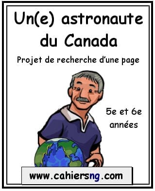 Un(e) astronaute du Canada - PDF - (5e/6e)