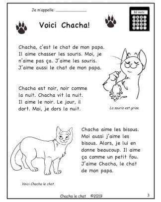 Chacha le chat (1re/2e) - Voici Chacha !