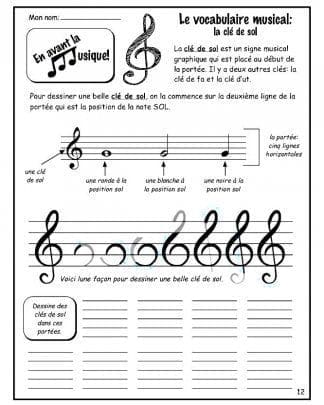 En avant la musique ! (5e/6e) - La clé de sol