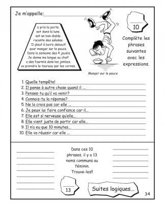 Des expressions (5e/6e)