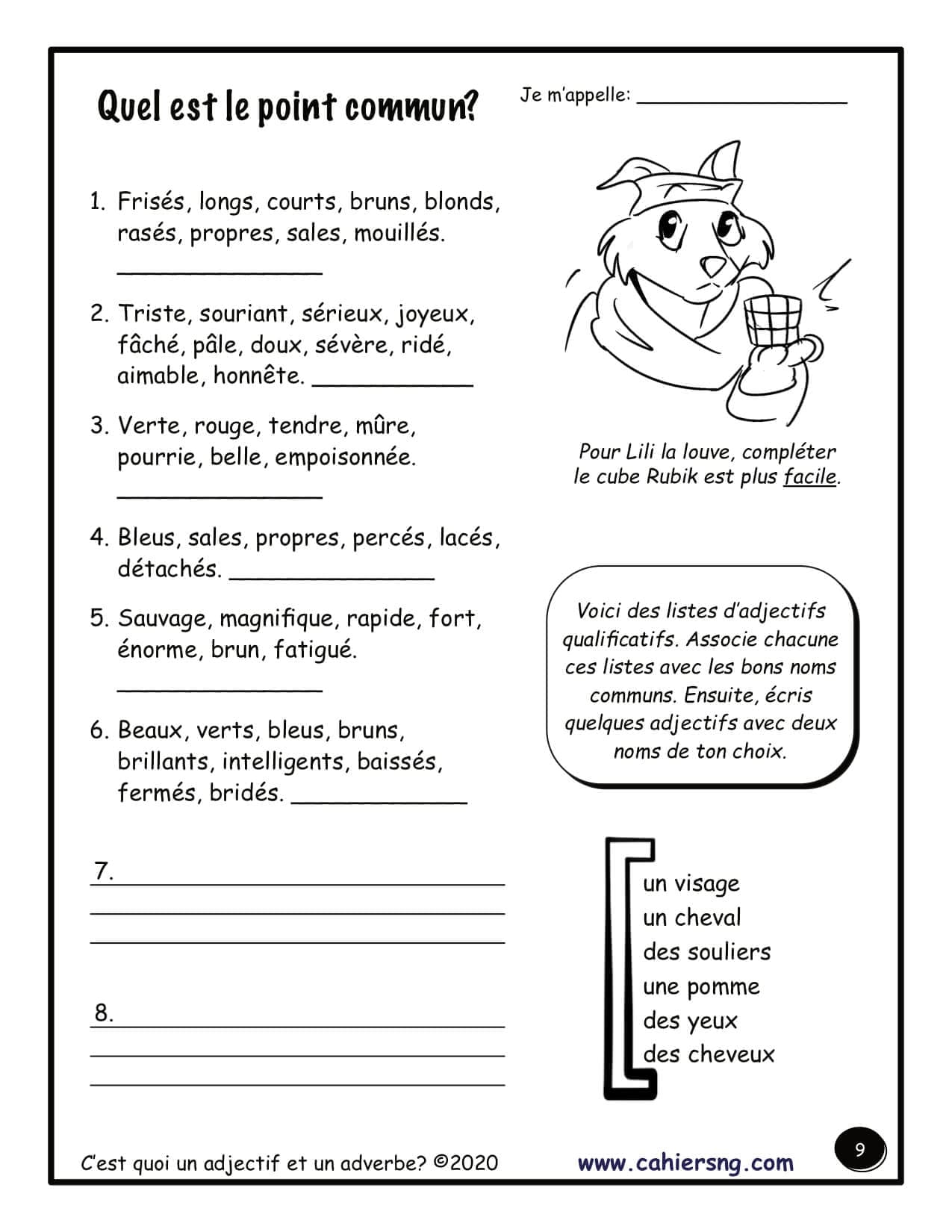C'est quoi un adjectif et un adverbe ? - (5e/6e) – Image 3