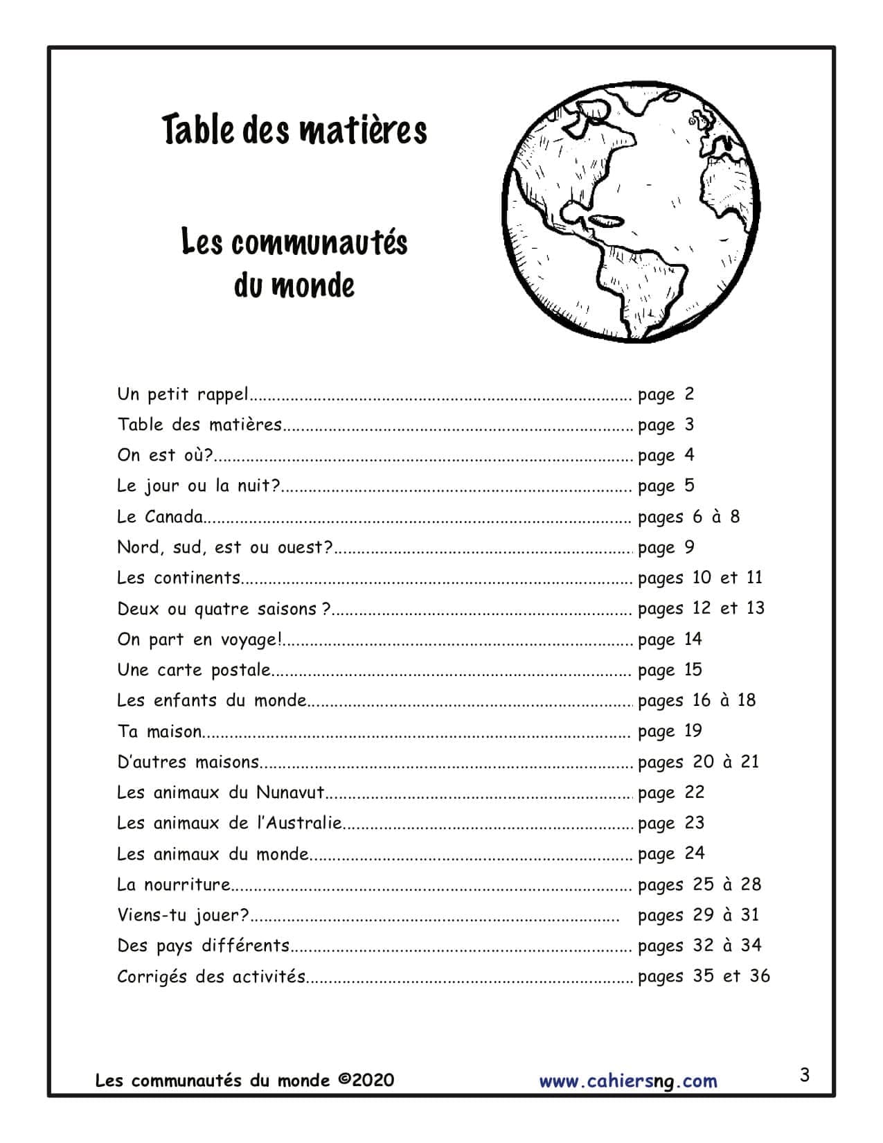 Les communautés du monde - (2e/3e années) – Image 2