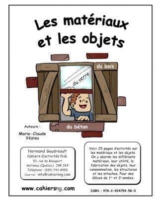 Les matériaux et les objets (1re/2e) - Nouvelle série !