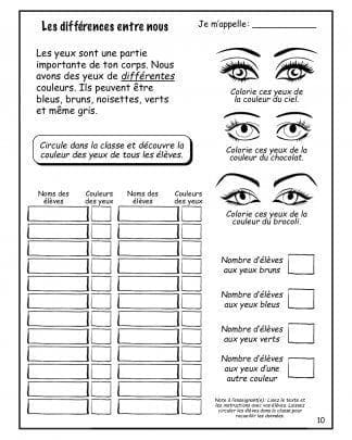 Les êtres vivants - (1re/2e) - Les différences entre nous