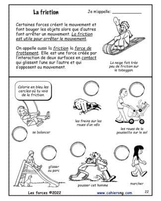 Les forces - (3e/4e) - La friction