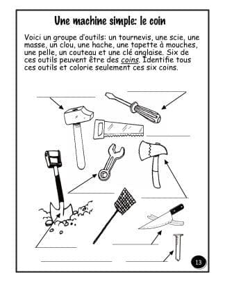 Les machines simples - (2e/3e) - Le coin
