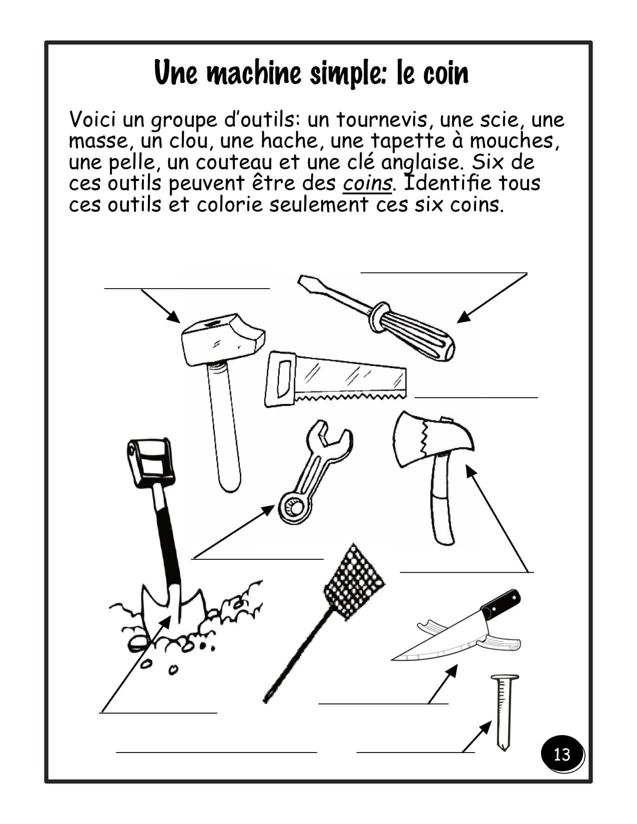 Les machines simples - (2e/3e) - Le coin