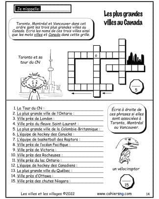 Villes et villages (3e/4e) - Les grandes villes