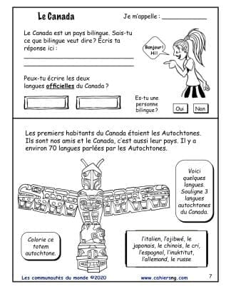 Communautés du monde (2e/3e) - Le Canada