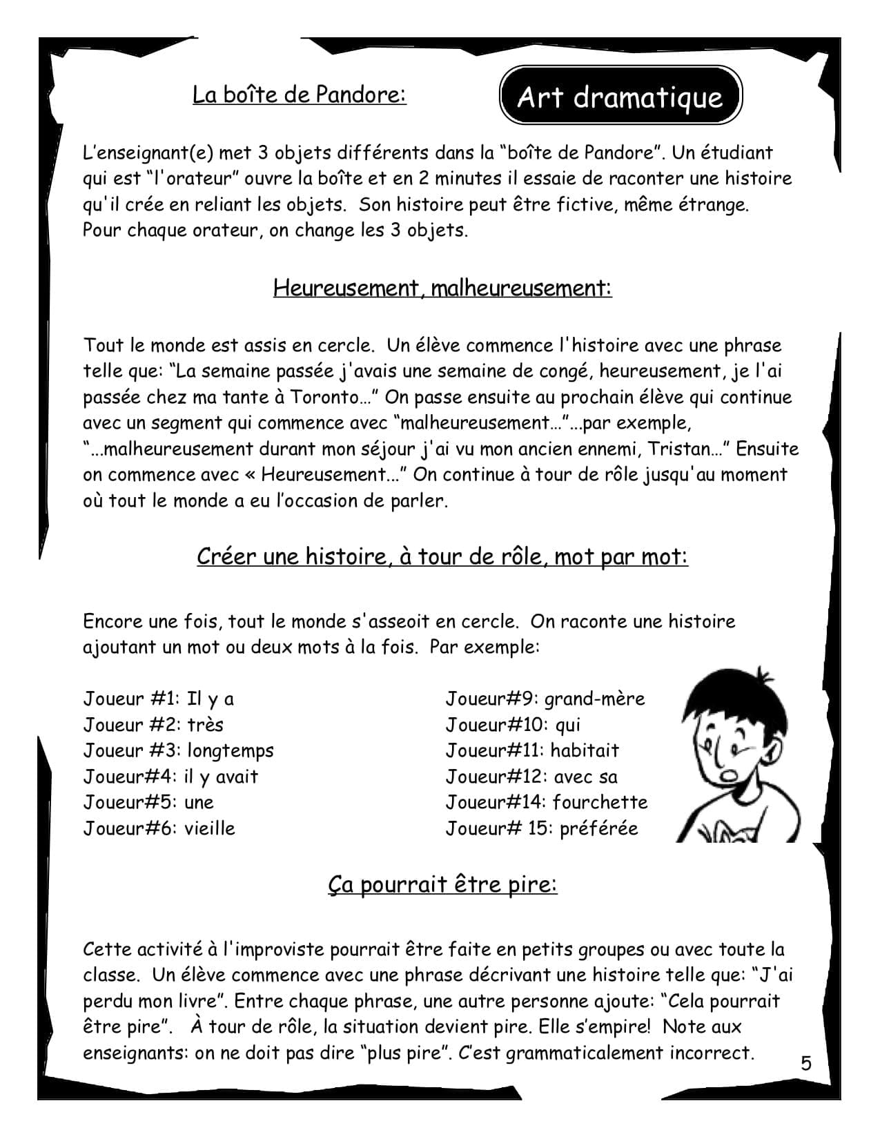 Que le spectacle commence! - PDF - (4e/5e) – Image 3