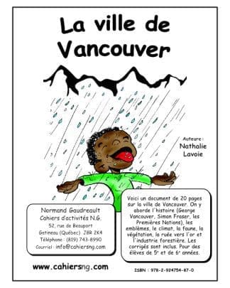 Villes du Canada : Vancouver - (5e/6e) - NOUVEAUTÉ !!