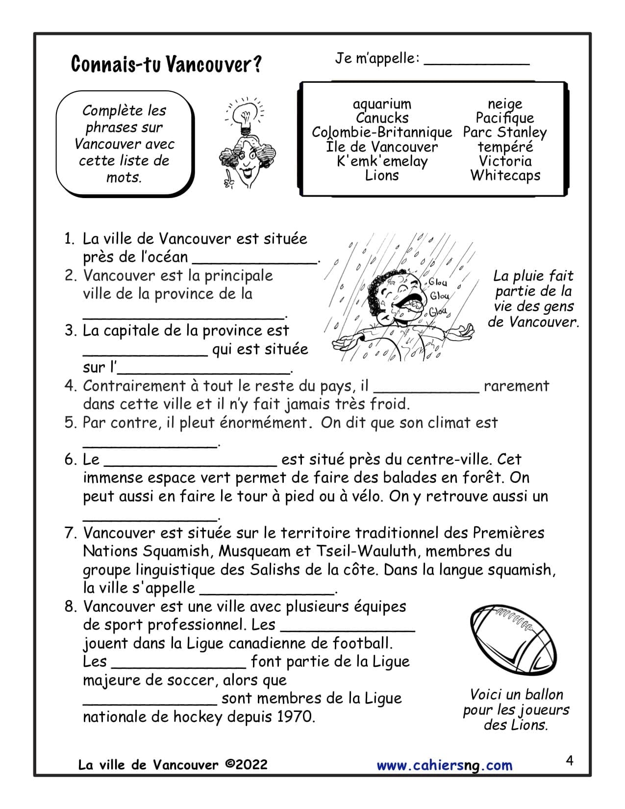 Villes du Canada : Vancouver - (5e/6e) - NOUVEAUTÉ !! – Image 3