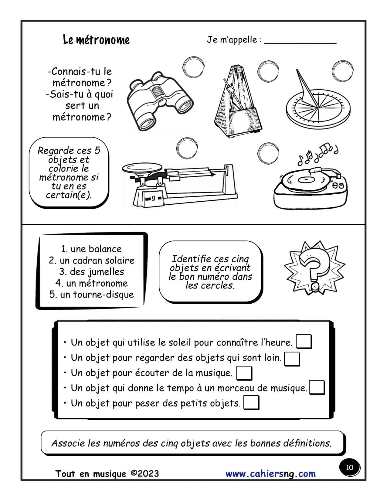 Tout en musique ! (3e/4e) - NOUVEAUTÉ ! – Image 3