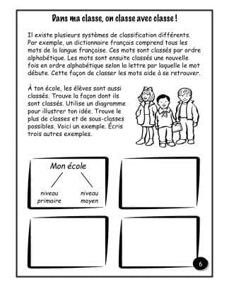La biodiversité - Hybride (6e) - On classe!