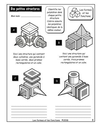 Les formes et les fonctions (7e) - Petites structures