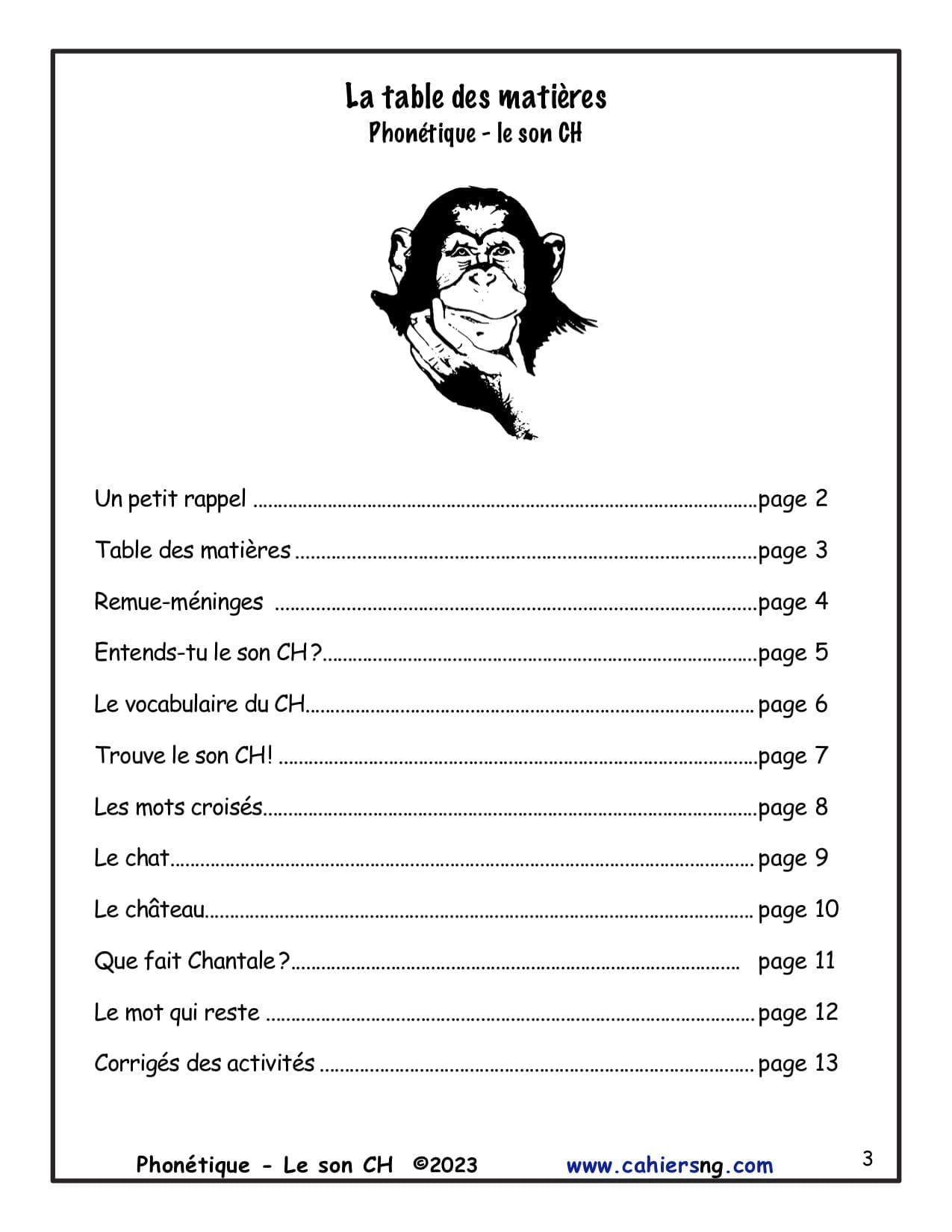 Phonétique - Le son CH (2e/3e années) - NOUVEAUTÉ ! – Image 2