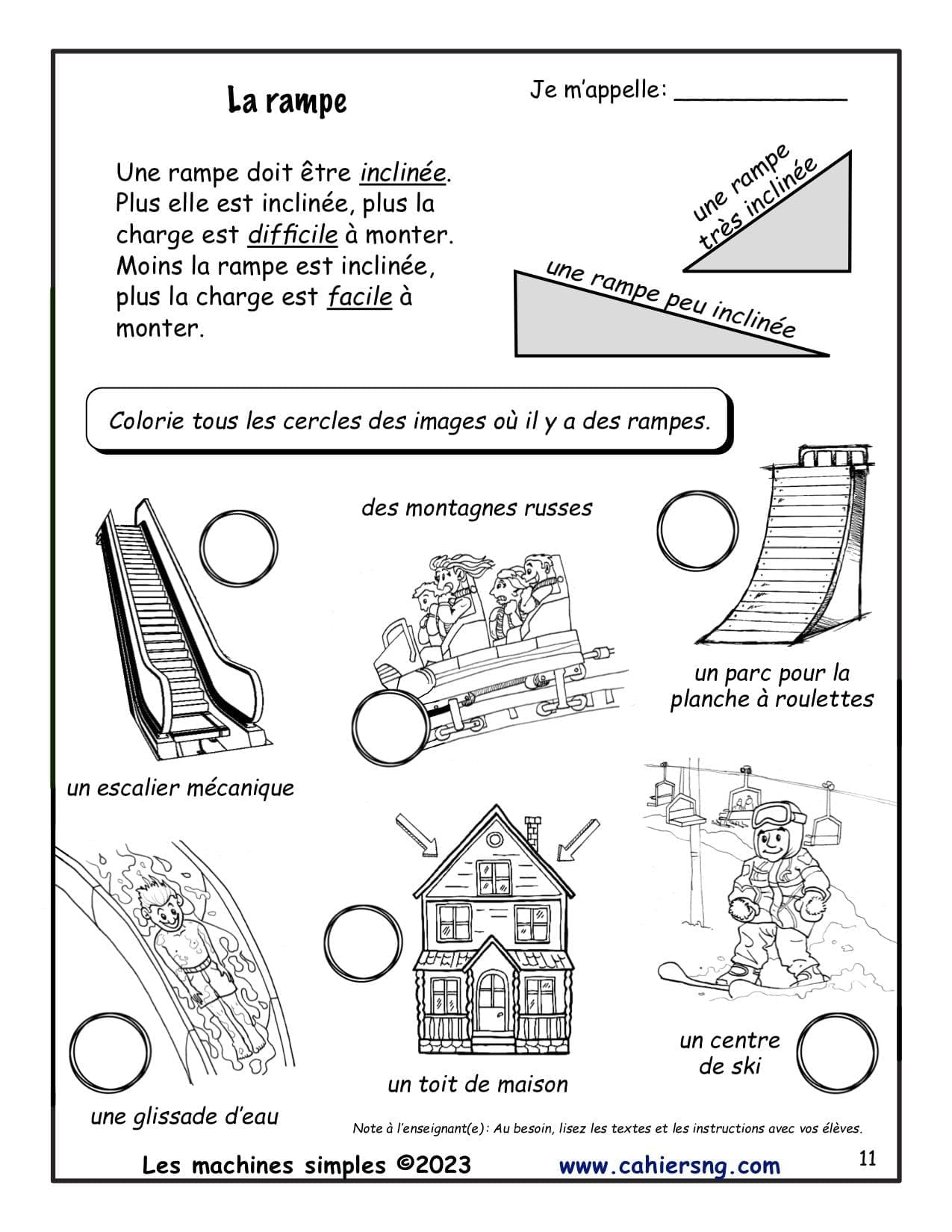 Les machines simples (2e) – Nouvelle série ! - La rampe