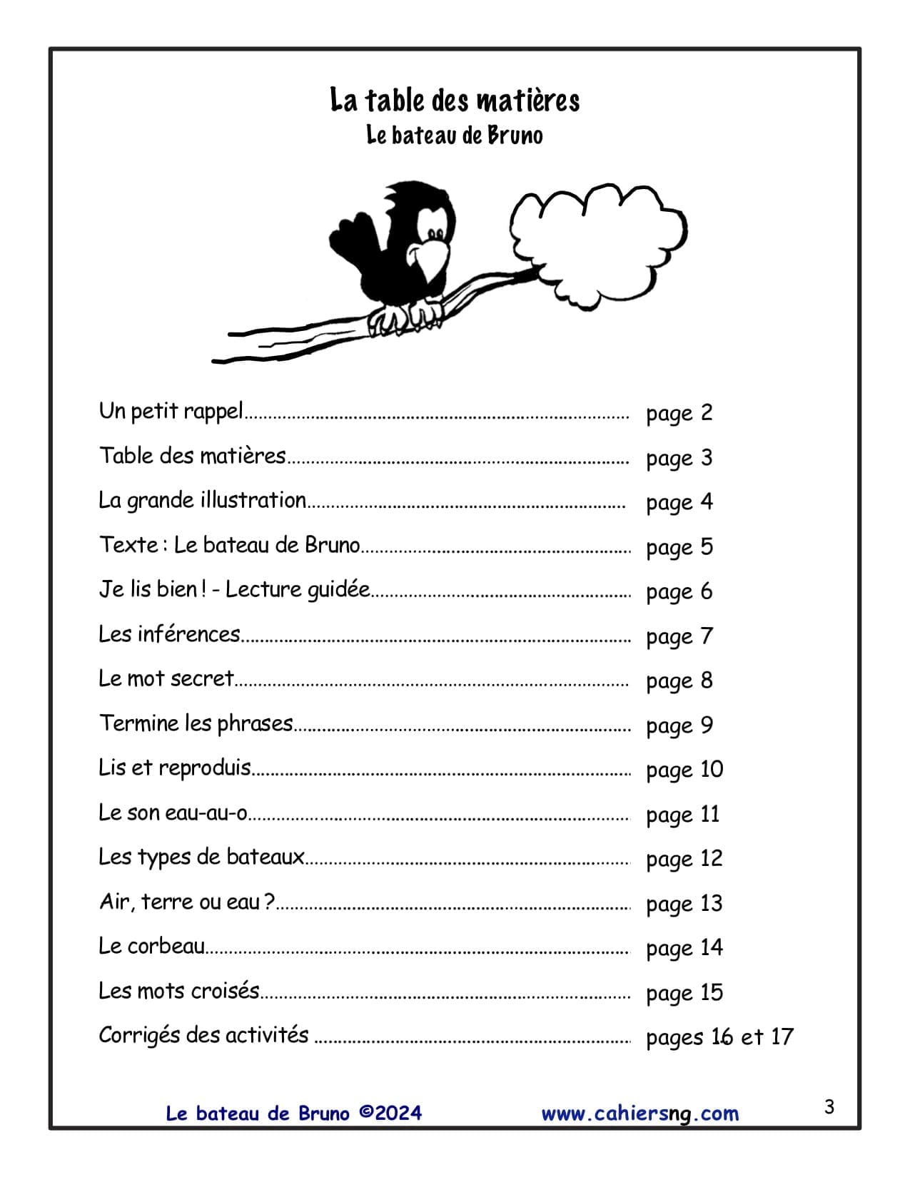 Le bateau de Bruno - (3e/4e) - NOUVEAUTÉ !! – Image 2