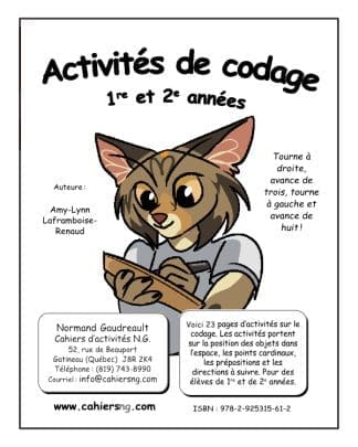 Activités de codage - 1re/2e années - NOUVEAUTÉ !