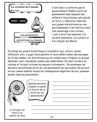 La création du Canada #1 - Les pensionnats