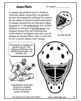 Les Canadiens de Montréal (6e/7e) - Jacques Plante