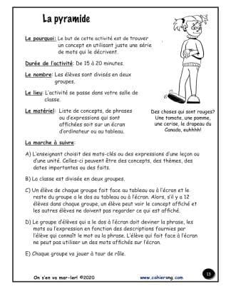 On s'en va mar-ler ! (7e/8e) - La pyramide