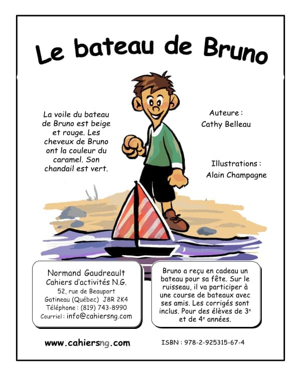 Le bateau de Bruno - (3e/4e) - NOUVEAUTÉ !!