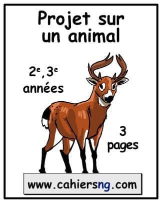 Projet sur un animal (2e/3e)