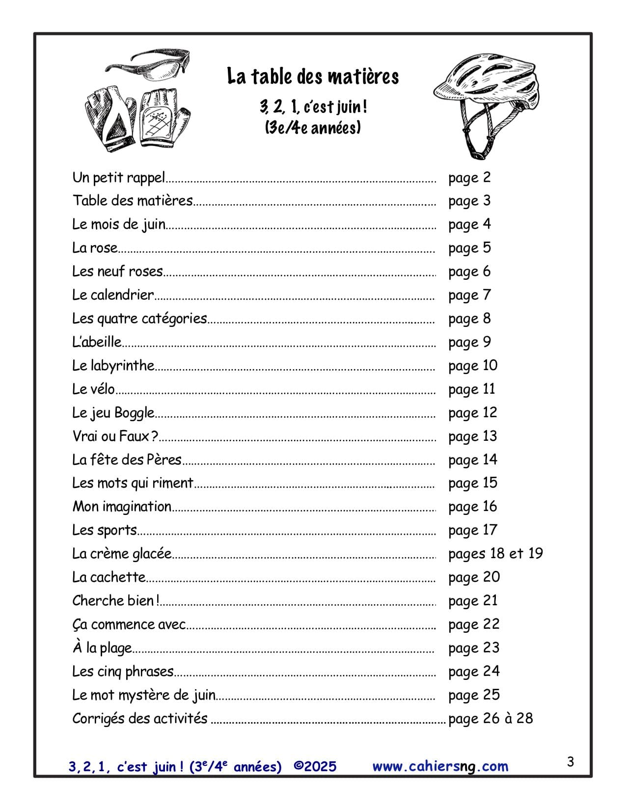 3, 2, 1, c'est juin ! - 3e/4e années - Nouveauté ! – Image 2