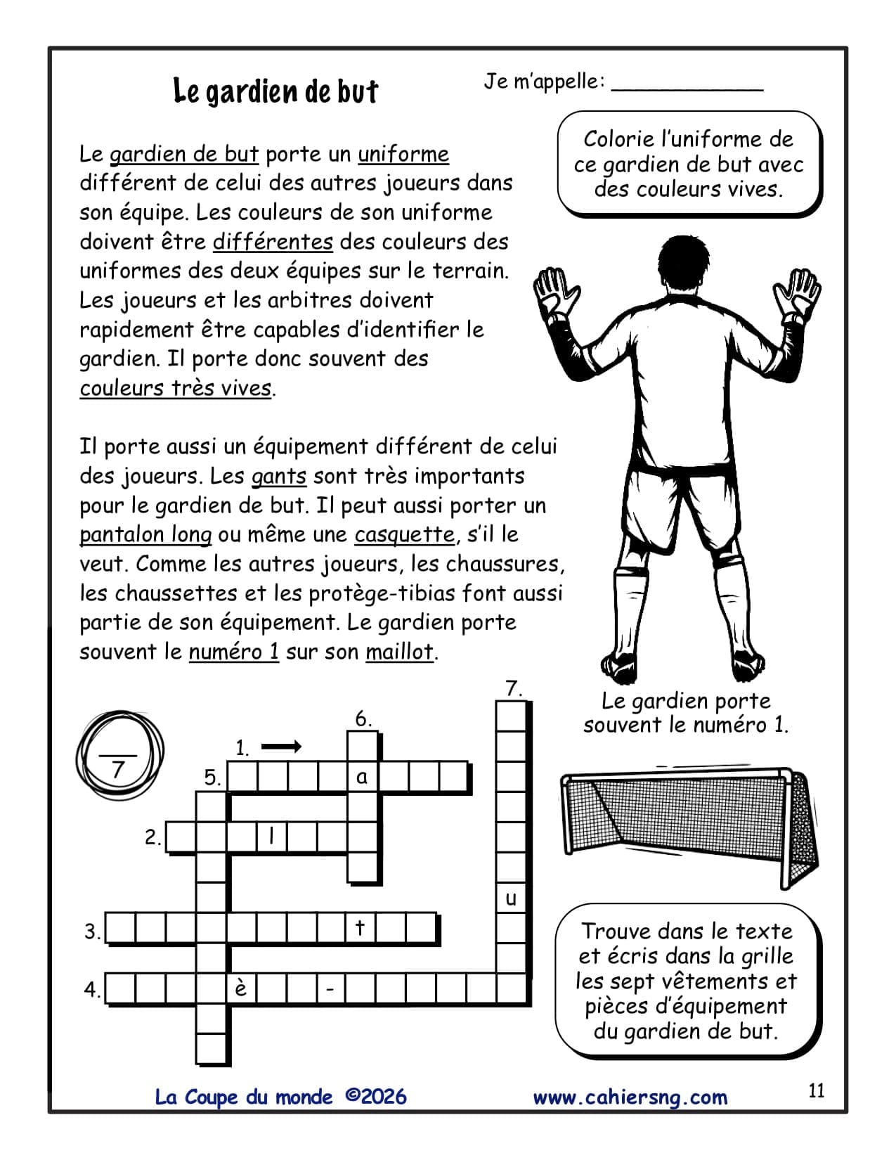La Coupe du monde (5e/6e années) - Foot, soccer ou football ? NOUVEAUTÉ ! – Image 3